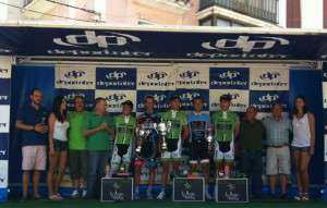 El podium al completo.