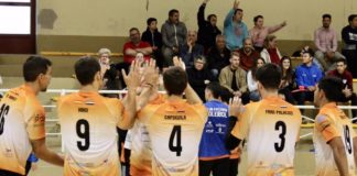 Victoria de oficio del Extremadura Aparthotel MM Badajoz en casa (3-1)