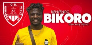 El exblanquinegro Bikoro se marcha al Numancia