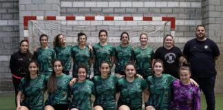 el senior femenino de la ubp en su partido ante el aceuchal