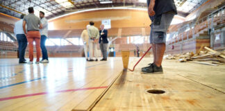 La Granadilla estrena obras para renovar su pista central