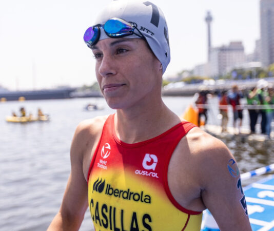 Miriam Casillas se retira en Yokohama tras sufrir molestias en la carrera a pie