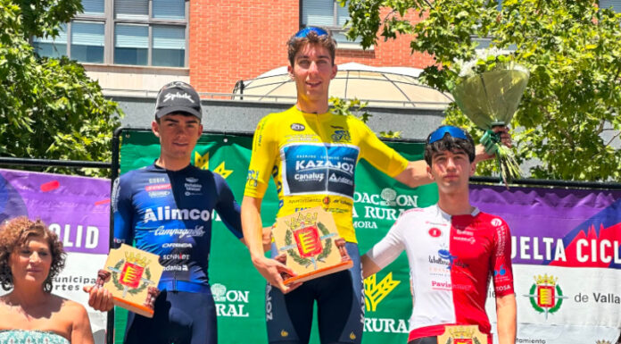 Martín Gutiérrez hace historia y conquista la Vuelta a Valladolid para el Kazajoz